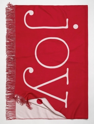 Blissliving Home Holiday Joy Throw